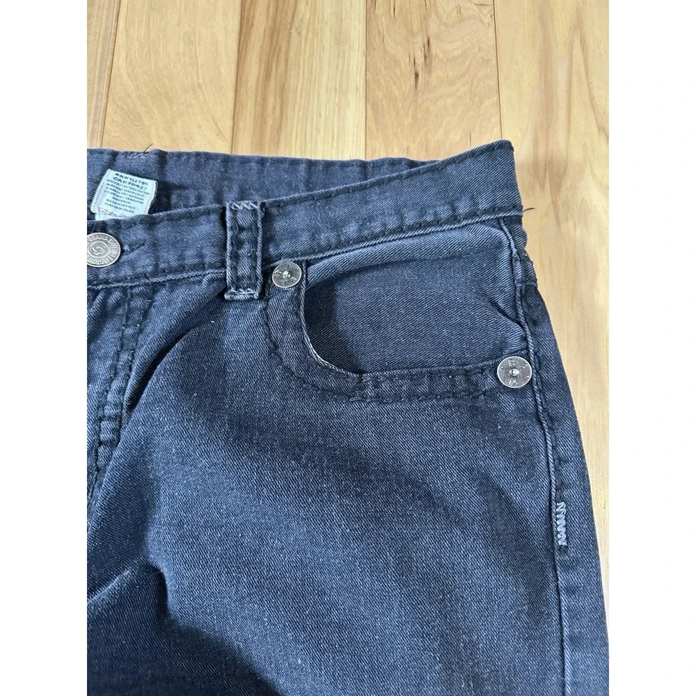 Vintage True Religion Billy Super T Jeans Mens 38x32 Made in USA Black Flap